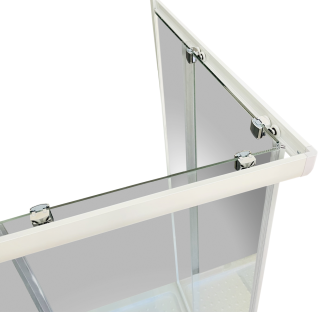 Душевой уголок Royal Bath BP 120x80см левый белый RB8120BP-T-L